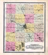 Genesee County Outline Map, Genesee County 1907